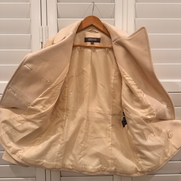 Kenneth Cole Cream Peacoat - Picture 7 of 8